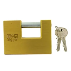 Ifam U Series Brass Shutter Padlock