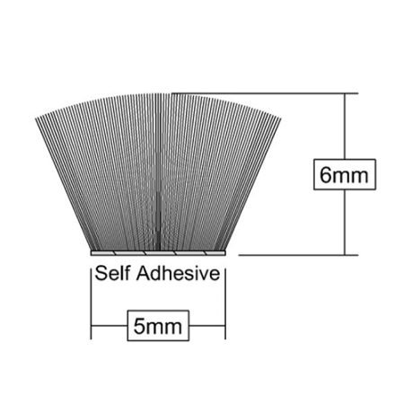 Stormguard Self Adhesive Brush Pile (Draught excluder)