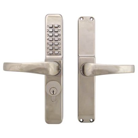 Codelocks CL0460 Narrow Aluminium Door Digital Lock with Screw-in Cylinder