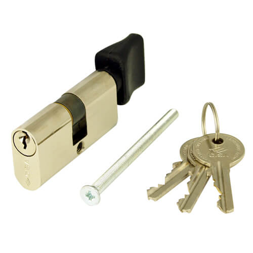 Cisa Oval Key and Turn Cylinders for Patio Doors
