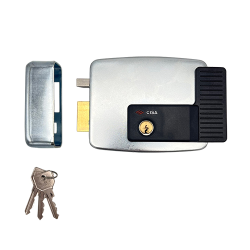 Cisa 11921 Electric Nightlatch Rim Lock for Metal Doors and Gates