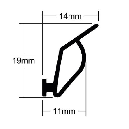Stormguard Double Door Bubble Gasket