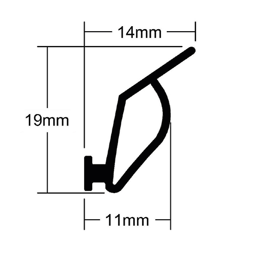 Stormguard Double Door Bubble Gasket