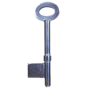 3 Gauge Rim Lock Key Blank 19mm Bit