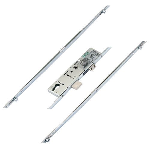 ERA Latch Deadbolt 2 Rollers 2 Mushroom Split Spindle Multipoint Door Lock - Option 2