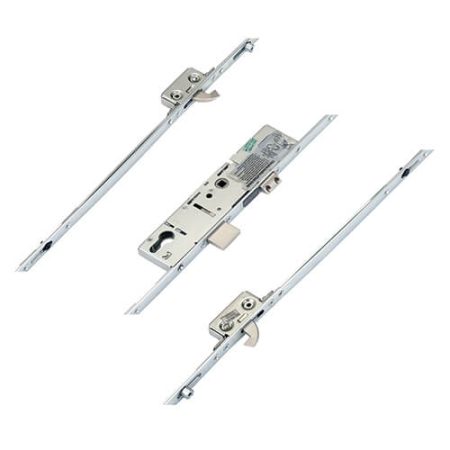 ERA Latch Deadbolt 2 Hooks 2 Rollers Split Spindle Multipoint Door Lock - Option 2