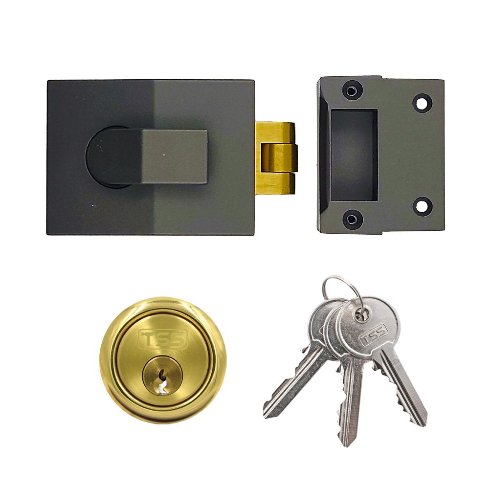 TSS 5 Pin Modern Rollerbolt Nightlatch 60mm