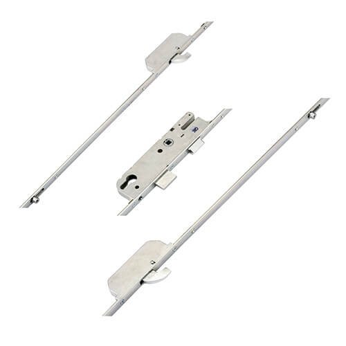 GU Europa Latch Deadbolt 2 Hooks 2 Rollers Lift Lever Multipoint Door Lock