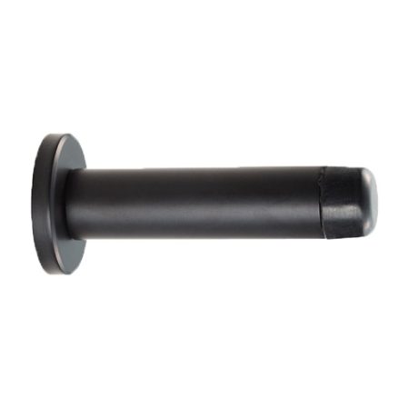 Carlisle Brass AA21MB Cylinder Pattern Door Stop with Rose (LEAD TIME: 2-3 DAYS)