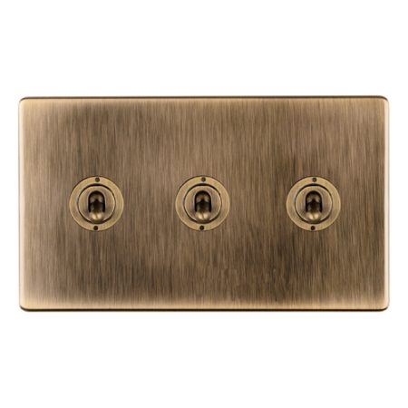 Eurolite ABT3SW 3-Gang 10Amp 2-Way Toggle Switch (LEAD TIME: 2-3 DAYS)