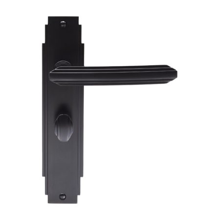 Carlisle Brass ADR013MB Art Deco Lever On WC Backplate (LEAD TIME: 2-3 DAYS)