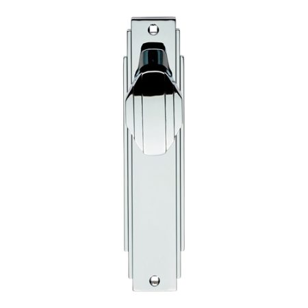 Carlisle Brass ADR022CP Art Deco Knob On Latch Backplate (LEAD TIME: 2-3 DAYS)