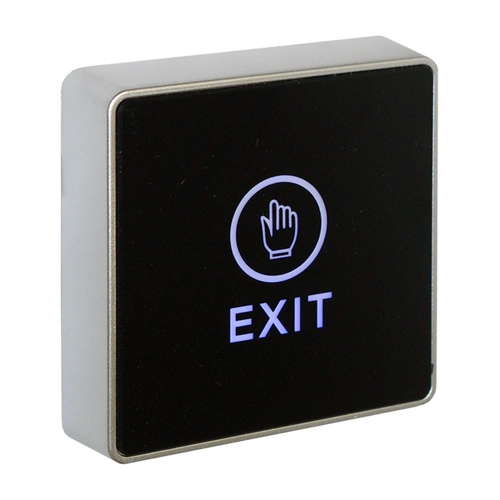 CQR AEB514 Architectural Request To Exit Touch Sensitive With Blue LED - Black (LEAD TIME: 2-3 DAYS)