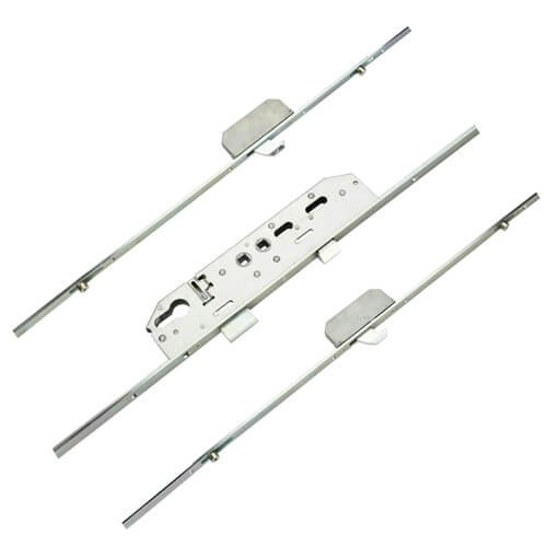 Mila Latch Deadbolt 4 Rollers 2 Hooks Double Spindle Multipoint Door Lock