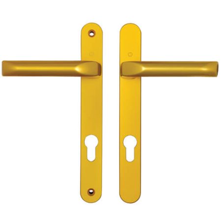 Hoppe Tokyo Lever Lever UPVC Multipoint Door Handles - 92mm PZ Unsprung 203mm Screw Centres