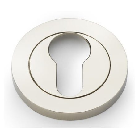 Alexander & Wilks AW390PNPVD Concealed Fix Escutcheon Euro Profile - Polished Nickel PVD (LEAD TIME: 2-3 DAYS)