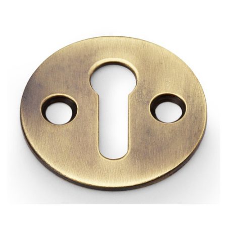 Alexander & Wilks AW399ABZ Victorian Standard Profile Escutcheon - Antique Brass Bronze (LEAD TIME: 2-3 DAYS)