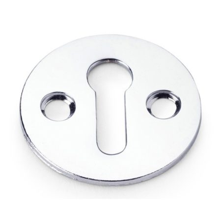 Alexander & Wilks AW399PC Victorian Standard Profile Escutcheon - Polished Chrome (LEAD TIME: 2-3 DAYS)