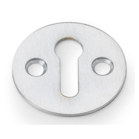Alexander & Wilks AW399SC Victorian Standard Profile Escutcheon - Satin Chrome (LEAD TIME: 2-3 DAYS)