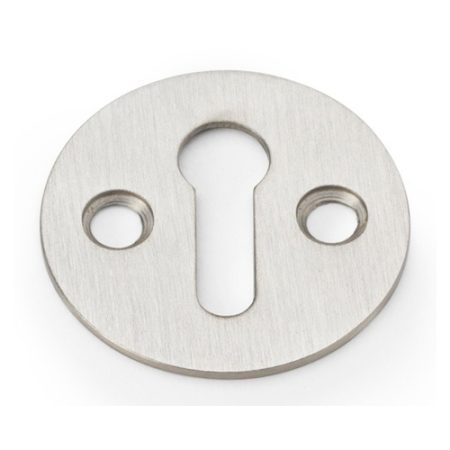 Alexander & Wilks AW399SN Victorian Standard Profile Escutcheon - Satin Nickel (LEAD TIME: 2-3 DAYS)
