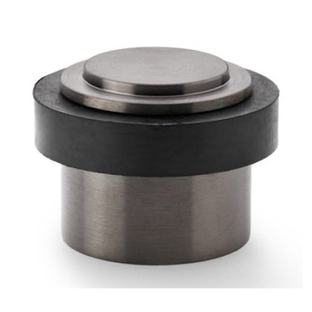 Alexander & Wilks AW603DBZPVD Plain Floor Mounted Door Stop - Dark Bronze PVD (LEAD TIME: 2-3 DAYS)