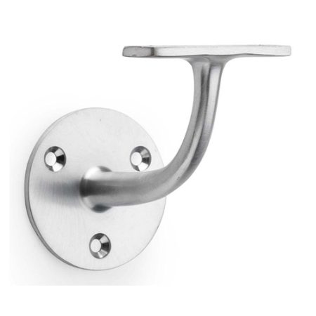 Alexander & Wilks AW750SC Architectural Handrail Bracket - Satin Chrome (LEAD TIME: 2-3 DAYS)