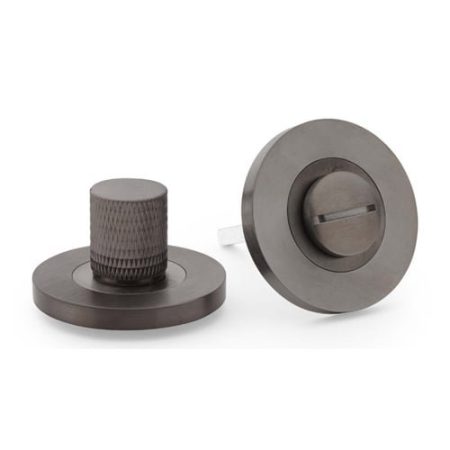 Alexander & Wilks AW790DBZPVD Knurled Thumbturn and Release - Dark Bronze PVD (LEAD TIME: 2-3 DAYS)