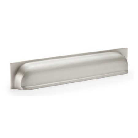 Alexander & Wilks AW906SN Quantock Cup Pull Handle - Satin Nickel Centres 203mm (LEAD TIME: 2-3 DAYS)