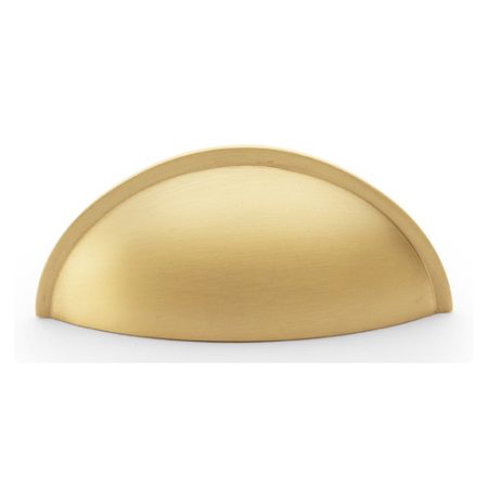 Alexander & Wilks AW909SB Quieslade Cup Handle - Satin Brass (LEAD TIME: 2-3 DAYS)