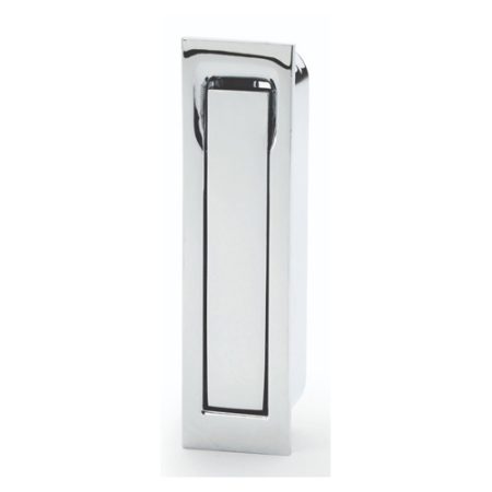 Alexander & Wilks AW990PC Square Sliding Door Edge Pull - Polished Chrome (LEAD TIME: 2-3 DAYS)