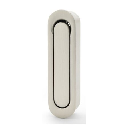Alexander & Wilks AW991SN Radius Sliding Door Edge Pull - Satin Nickel (LEAD TIME: 2-3 DAYS)