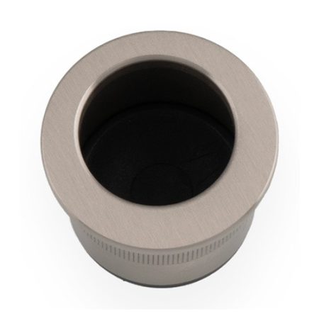 Alexander & Wilks AW992SN Round Sliding Door Finger Edge Pull (LEAD TIME: 2-3 DAYS)
