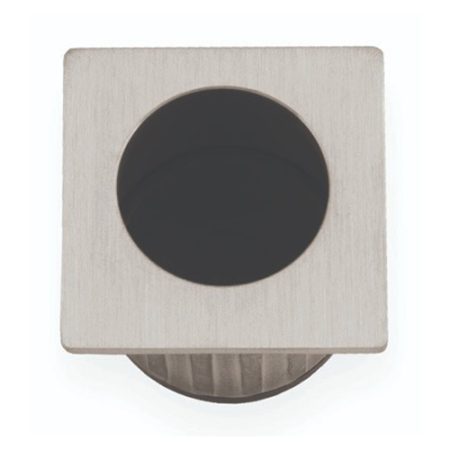 Alexander & Wilks AW993SN Sliding Door Finger Edge Pull Square - Satin Nickel (LEAD TIME: 2-3 DAYS)