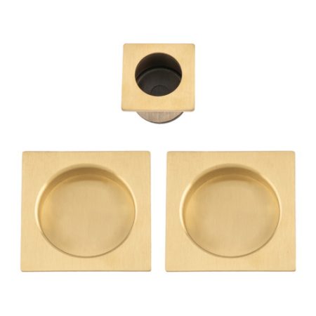 Alexander & Wilks AW995SBPVD Square Sliding Door Pull Kit (LEAD TIME: 2-3 DAYS)