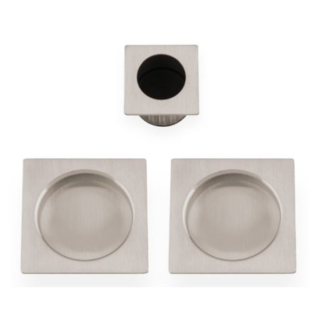 Alexander & Wilks AW995SN Square Sliding Door Pull Kit (LEAD TIME: 2-3 DAYS)