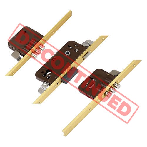 Azbe Latch Deadbolt 6 Pin Bolts Key Wind Operated Multipoint Door Lock