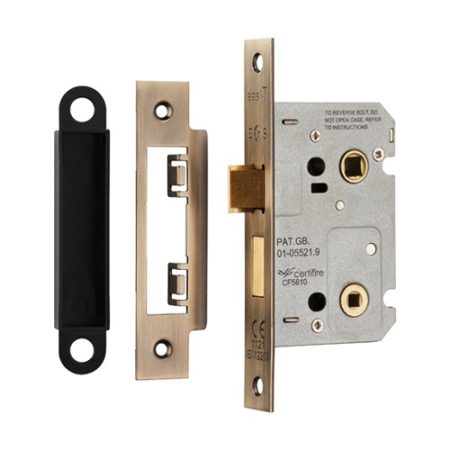 Eurospec BAE5025AB Easi-T Residential Bathroom Lock 65mm (LEAD TIME: 2-3 DAYS)