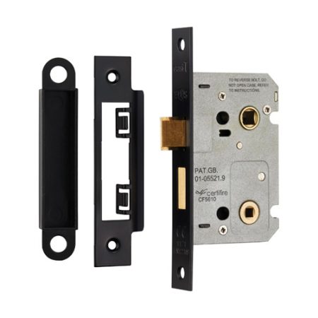 Eurospec BAE5025MB Easi-T Residential Bathroom Lock 65mm (LEAD TIME: 2-3 DAYS)