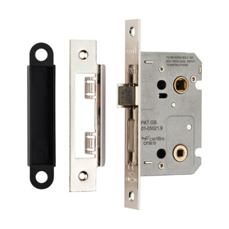 Eurospec BAE5025NP Easi-T Residential Bathroom Lock 65mm (LEAD TIME: 2-3 DAYS)