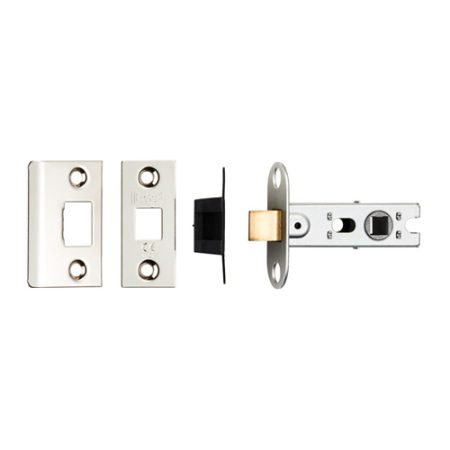 Eurospec BTL25NP 64mm Ce B/T Tubular Mortice Latch Square Nickel Plate (LEAD TIME: 2-3 DAYS)