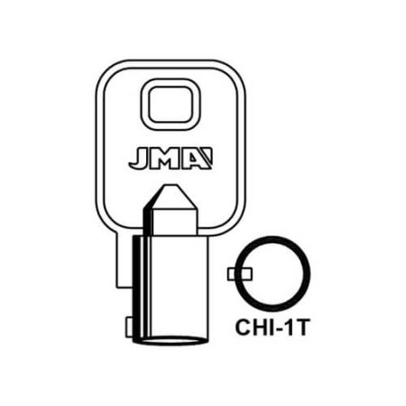 ME17T Chicago 7Pin Key Blank
