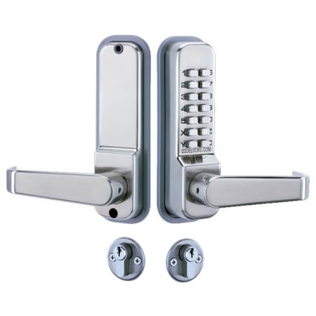 Codelocks CL425 Mortice Lock with Cylinder and Anti Panic safety Function and Code Free