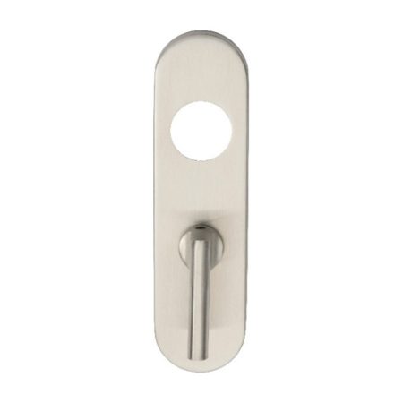 Eurospec CPRTL1170SSS 170 x 45 x 8mm Steelworx Radius Backplates Bathroom (57mm C/C) + Large Turn & Release (LEAD TIME: 2-3 DAYS)