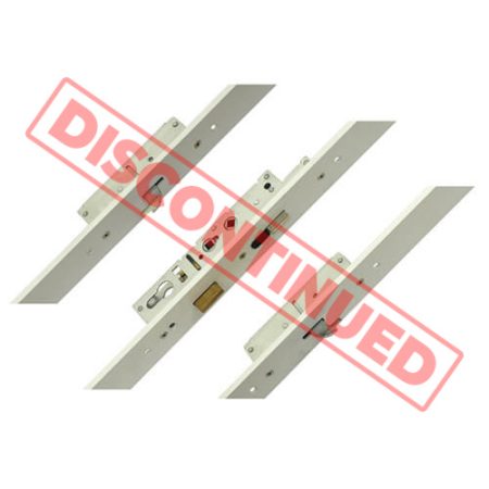 Fullex Crimebeater Latch Deadbolt 2 Hooks Flat 44mm White Faceplate Double Spindle Multipoint Door Lock