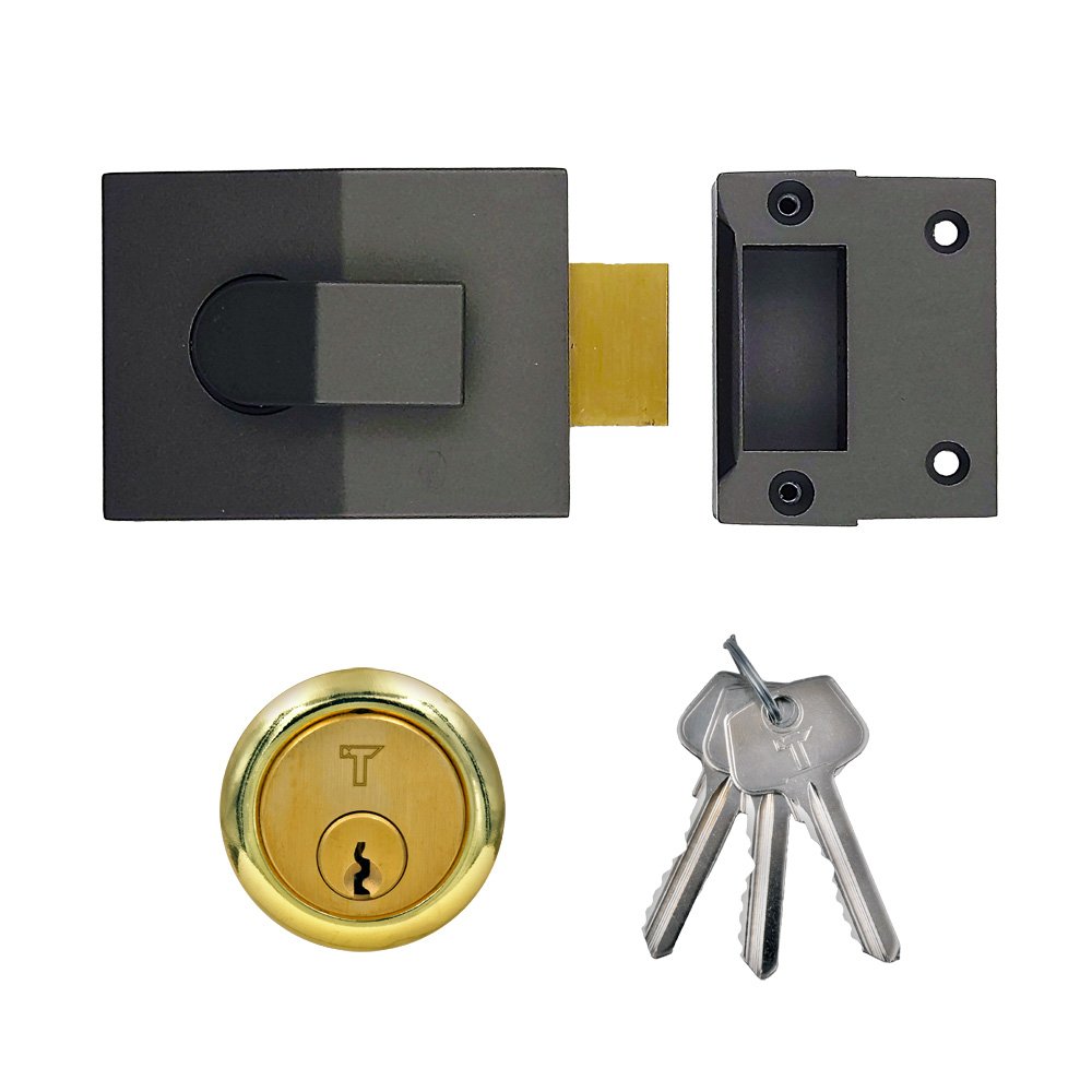TSS 6 Pin Modern Deadbolt Rim Nightlatch
