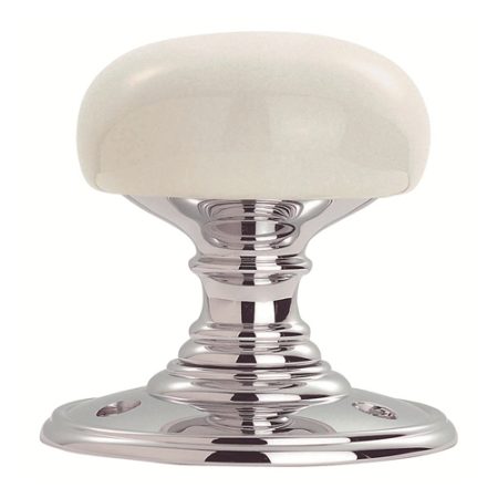 Carlisle Brass DK34PWCP Delamain Porcelain Knob White (LEAD TIME: 2-3 DAYS)