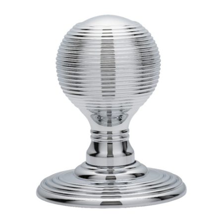 Carlisle Brass DK37CCP Delamain Reeded Knob (LEAD TIME: 2-3 DAYS)