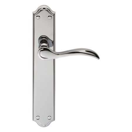 Carlisle Brass DL291CP Madrid Lever On Long Latch Backplate (LEAD TIME: 2-3 DAYS)