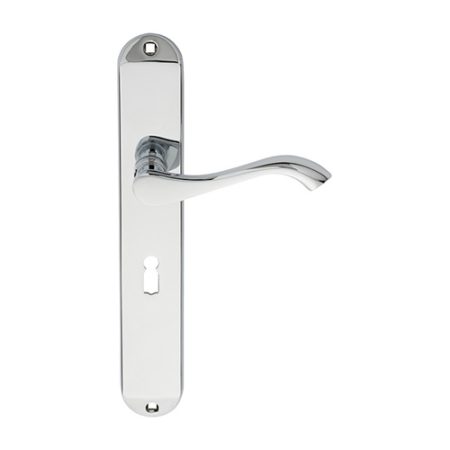 Carlisle Brass DL380CP Andros Lever On Long Lock Backplate (LEAD TIME: 2-3 DAYS)