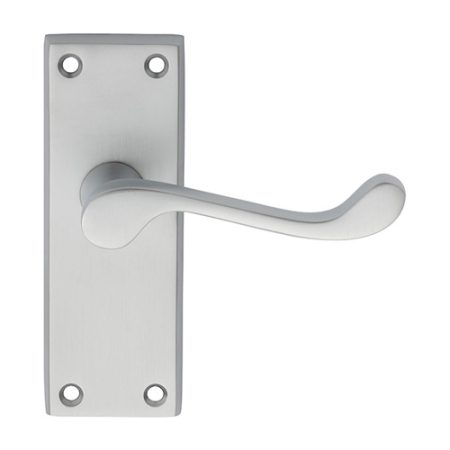 Carlisle Brass DL55SC Victorian Scroll Lever On Short Latch Backplate (LEAD TIME: 2-3 DAYS)